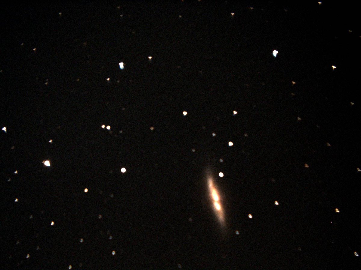 M82 Cigar Galaxy 1 minute, color